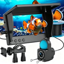 Unterwasserkamera zum Angeln: 1080P HD,4,3 Zoll Display,Nachtsicht & 30m Kabel，a
