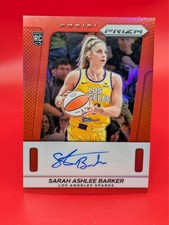 Sarah Ashlee Barker 2025 Prizm WNBA SP RC Red Prizm Auto Autograph **45/99**