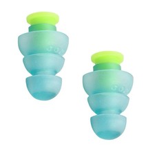 Music Earplugs Silicone Reusable Hearing Protection Noise Reduction Blue