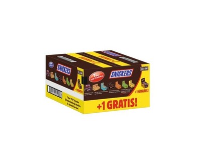 XXL Schokoriegel Mix 123 Stück 10 kg Snickers Mars Twix Balisto Großpackung