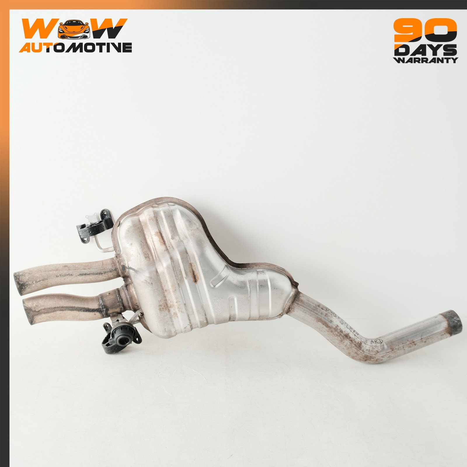 06-13 BENTLEY CONTINENTAL FLUING SPUR REAR LEFT RIGHT EXHAUST MUFFLER SET OEM