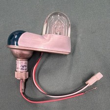 Whelen A650-PG-28V Strobe/Beacon Light Assembly w/ Wiring Connector Green/Clear