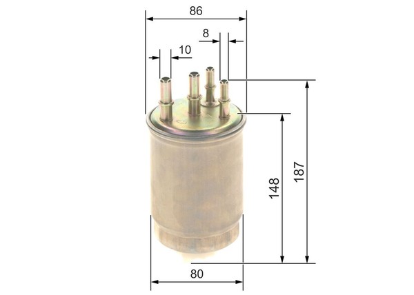 Bosch F 026 402 244 Kraftstofffilter FüR Jaguar-image