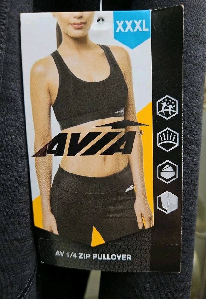 Pullover Mujer Avia 1/4 Cremallera - Varias Tallas y Colores - Nuevo Con Etiquetas - Envío Gratis Foto 2 de 4