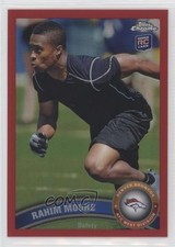 2011 Topps Chrome Red Refractor 8/25 Rahim Moore #44 8u9