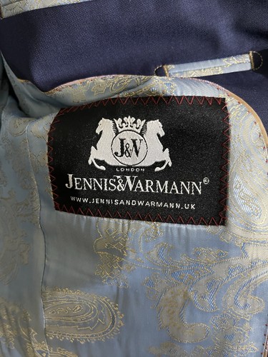 jennis & warmann 3 piece suit HERRINGBONE PLAID TWEED - Picture 5 of 20