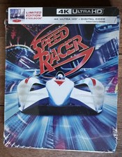 Speed Racer 4k Steelbook Limited Edition Sealed, IN HAND SHIP SAME DAY