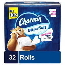 Charmin Ultra Soft Toilet Paper Extra Mega Rolls (231 Sheets/Roll, 32 Rolls)