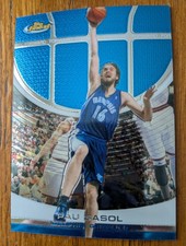 PAU GASOL, 2005-06 TOPPS FINEST #45, GRIZZLIES