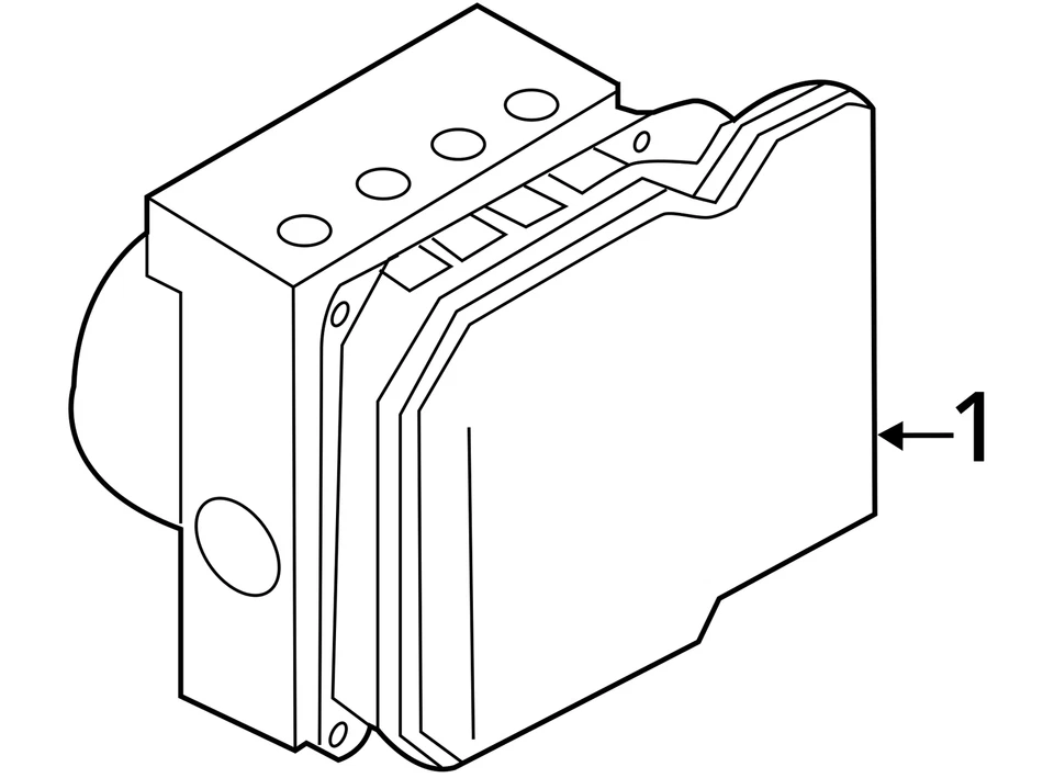 Conjunto de piezas de freno antibloqueo AWD para 16-18 Infiniti Q50 632962 Foto 4 de 4