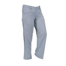 Mercer Culinary Genesis Womens Black White Hounds Tooth Chefs Pants - XXS