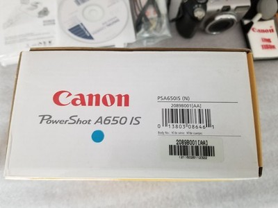Canon PowerShot A650 IS 12.1MP Digital Camera - Silver