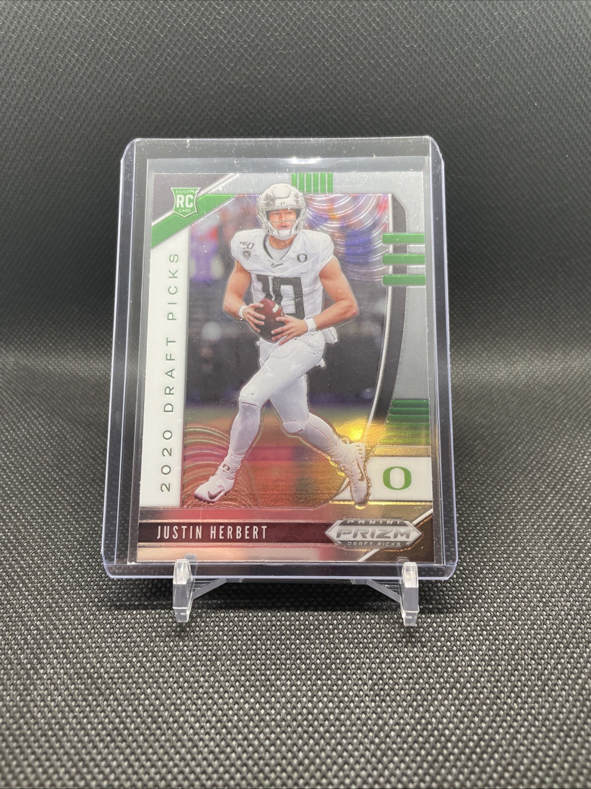 2020 Panini Prizm Draft Draft Picks Rookie Justin Herbert #102