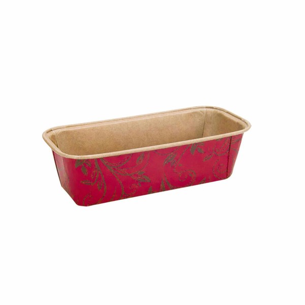 StäDter Papier-Backform Kastenform Mini 6 StüCk PapierföRmchen Kuchenform Rot-image