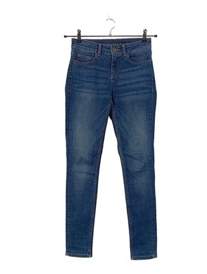 HALLHUBER Slim Jeans Damen Jeans Gr. DE 34 blau Casual-Look