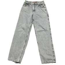 Empyre Jeans Womens 6 Blue Relax Tori Baggy Loose Skater Raver Y2K Hip Hop Denim