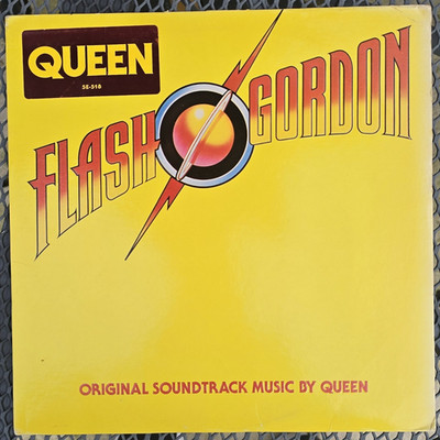 QUEEN FLASH GORDON ORIGINAL SOUNDTRACK RARE WHITE LABEL USA PROMO LP FROM 1980