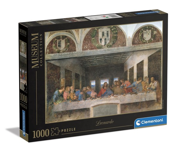 Clementoni 31447 Leonardo Das Abendmahl Puzzle 1000 Teile, Museum Co (Us Import)-image