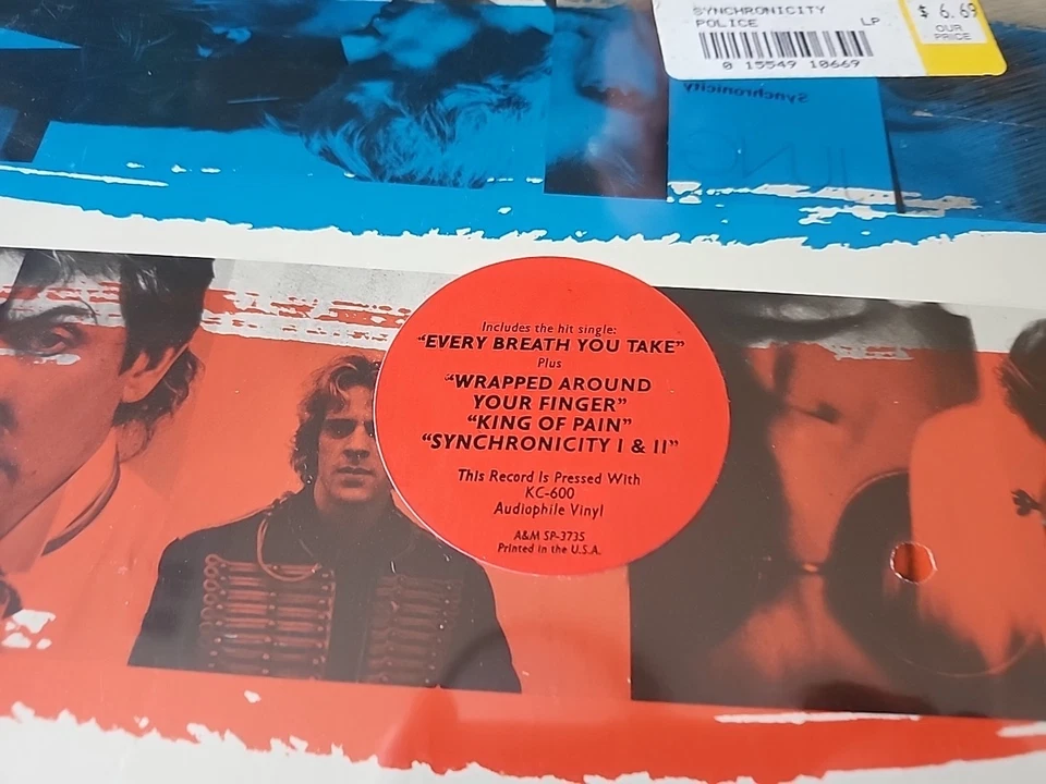 The Police 'Synchronicity' 1983 original LP shrink ex condition USA + videodisc! - Image 4 of 4