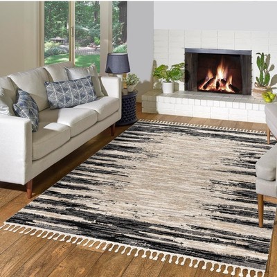 New. Gertmeniam Rowan 8'9''× 13'1'' Bohemian High Traffic Area Rug. Stain...