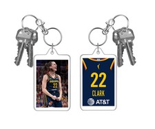 Caitlin Clark Keychain Choose Your Image WNBA Basketball Indiana Fever Blue
