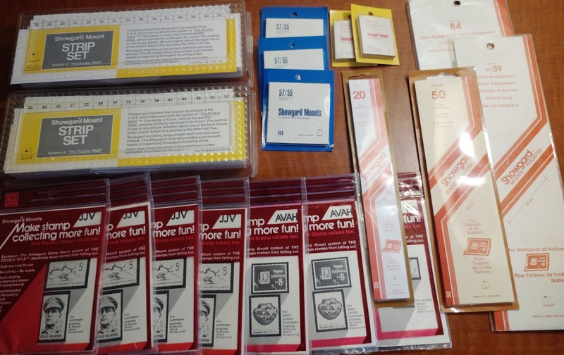 Showgard Stamp Mounts Massive Lot Of New Sealed Dealer Stock 1000+ Mounts! LOOK!