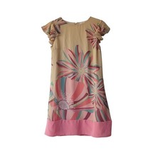Miss Selfridge 90's Mod Retro Floral Shift Flutter Ruffle Boho Mini Festival 8