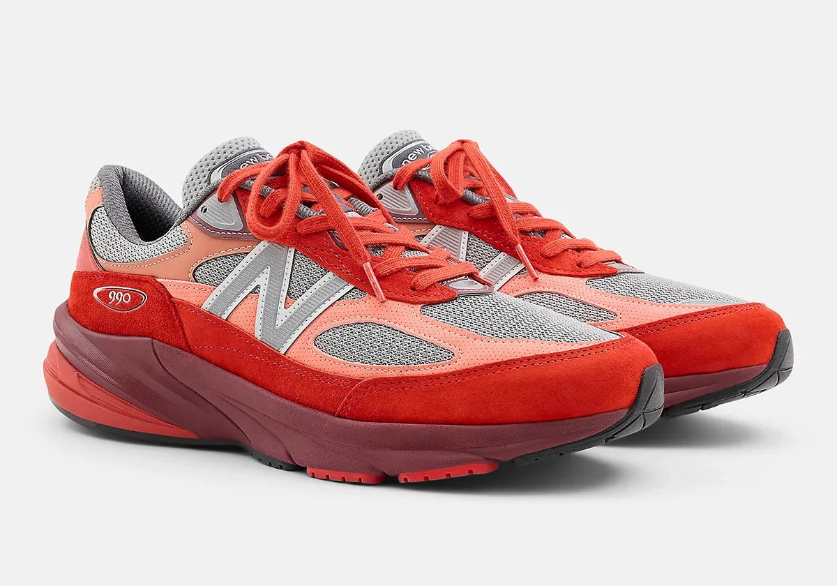 New Balance 990v6 MiUSA Community Red Sneakers U990RT6 Men's Size