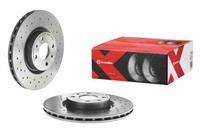 2X Brembo Bremsscheibe 09.4939.1X FüR Abarth Fiat Lancia CitroËN Peugeot