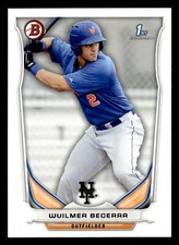 Wuilmer Becerra 2014 Bowman #BP96 New York Mets PROSPECT 1ST ROOKIE