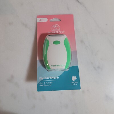 ( GREEN ) NEW Clio PALMPERFECT Electric Razor Shaver USE WET or DRY | eBay