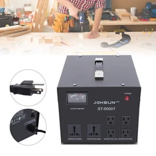 5000W Step Up/Down Transformer Regulator/Stabilizer 120V-220V 220V-110V Voltage
