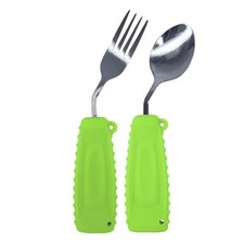 Adaptive Spoon  Fork Easy to Hold for Independent Eating Weighted Utensils f...