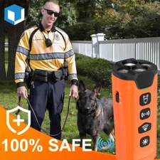 Anti-Dog Bark Deterrent Device Ultrasonic Stop Barking Repeller 4 Mode with LED