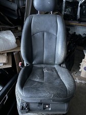 Massage fahrersitz  mercedes w211 Leder Schwarz Ledersitz Schwarz Bel&uuml;ftung