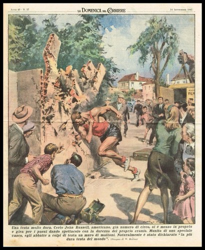 American John Russel, Toughest Head in the Word, Crashing Walls, DDC Cover 1947 - Picture 5 of 7