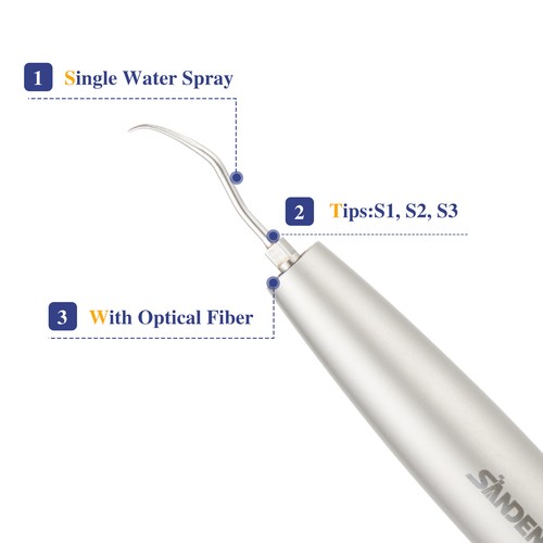 Sonicflex Type Dental Air Scaler Hygiene LED Handpiece fit KaV Multiflex Couple - Imagen 18 de 18