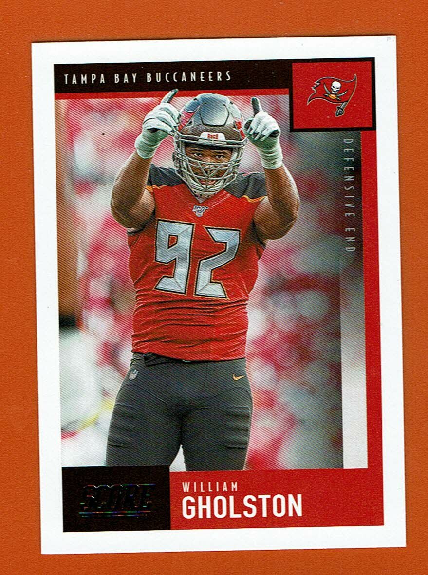 2019-20 Score Football William Gholston #286 Tampa Bay Buccaneers