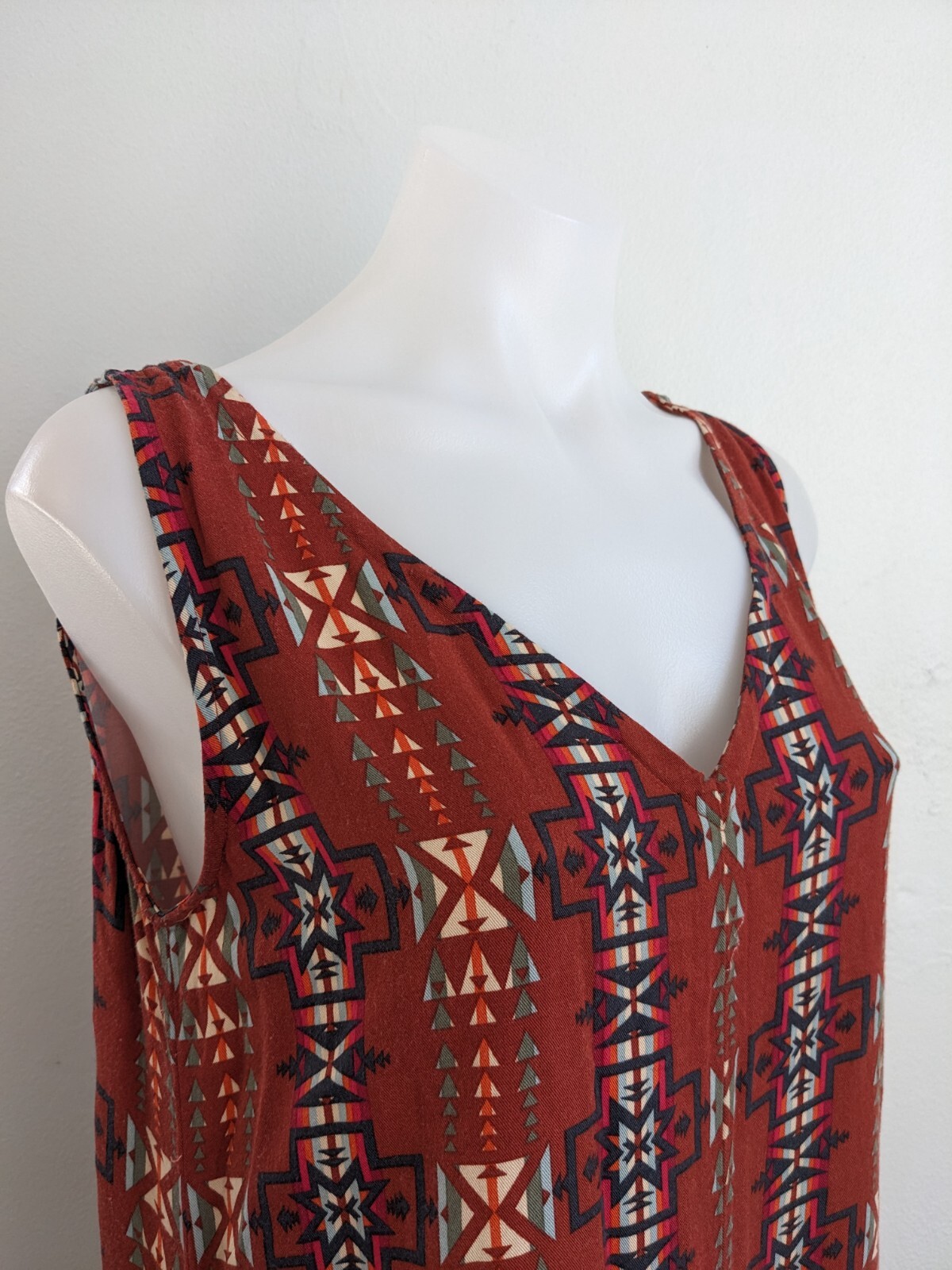 Pendleton Size XS Sleeveless Patterned Maxi Dress… - image 5