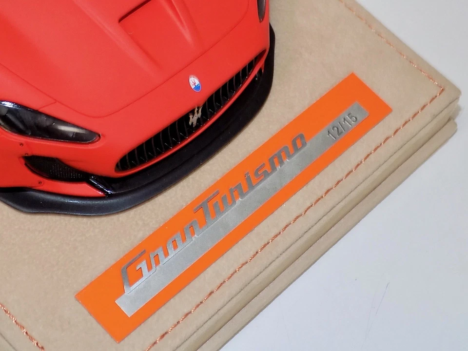 1/18 AB Models Maserati Granturismo Liberty Caminar Mate, Naranja Whls - Imagen 3 de 4