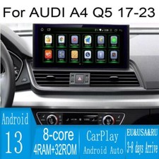 12.3" Android Navigation Car Gps Stereo Radio Wifi Carplay For Audi A4 Q5 Mmi