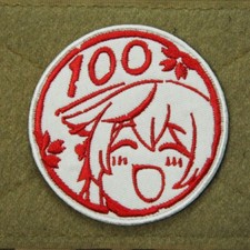 Cartoon Girl Pattern Patch Kawaii Expression Embroidery Badge Cosplay Decor