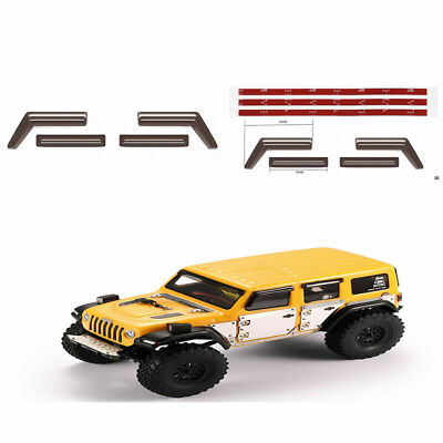 Plastic Rain Shield Deflector Kit for Axial SCX24 Wrangler 1/24 RC Car DIY Parts