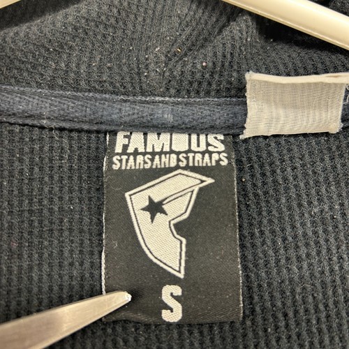 VINTAGE Famous Stars Straps Hoodie Herren Small Skull AOP Full Zip Travis Barker - Bild 7 von 21