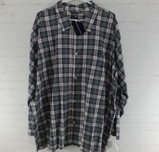 NEW Polo Ralph Lauren Mens Plaid Pajama Shirt Sleepwear Lounge Size L/XL