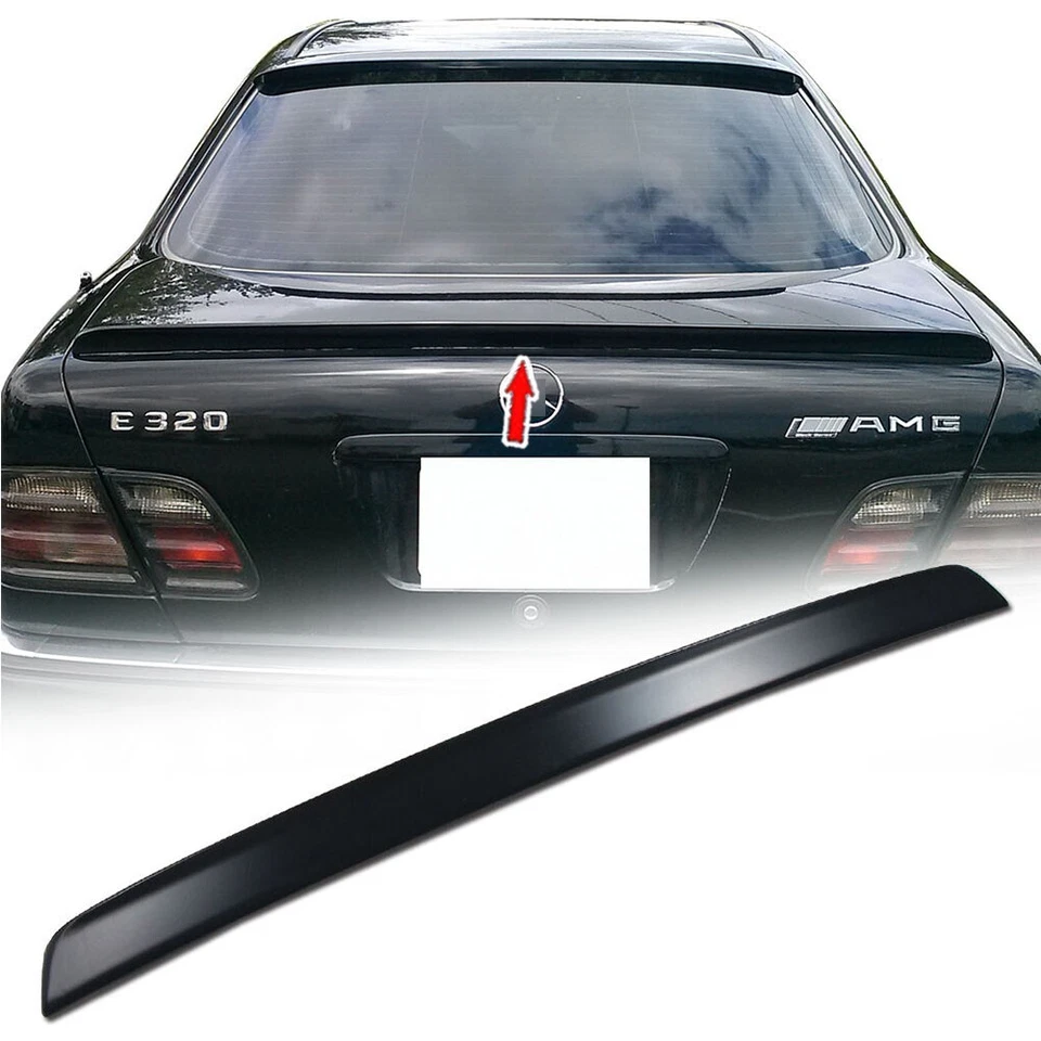 НЕОКРАШЕННЫЙ подходит для MERCEDES BENZ W210 E300 D Look СПОЙЛЕР КРОМКИ ЗАДНЕГО БАГАЖНИКА 96-01 - Изображение 3 из 4