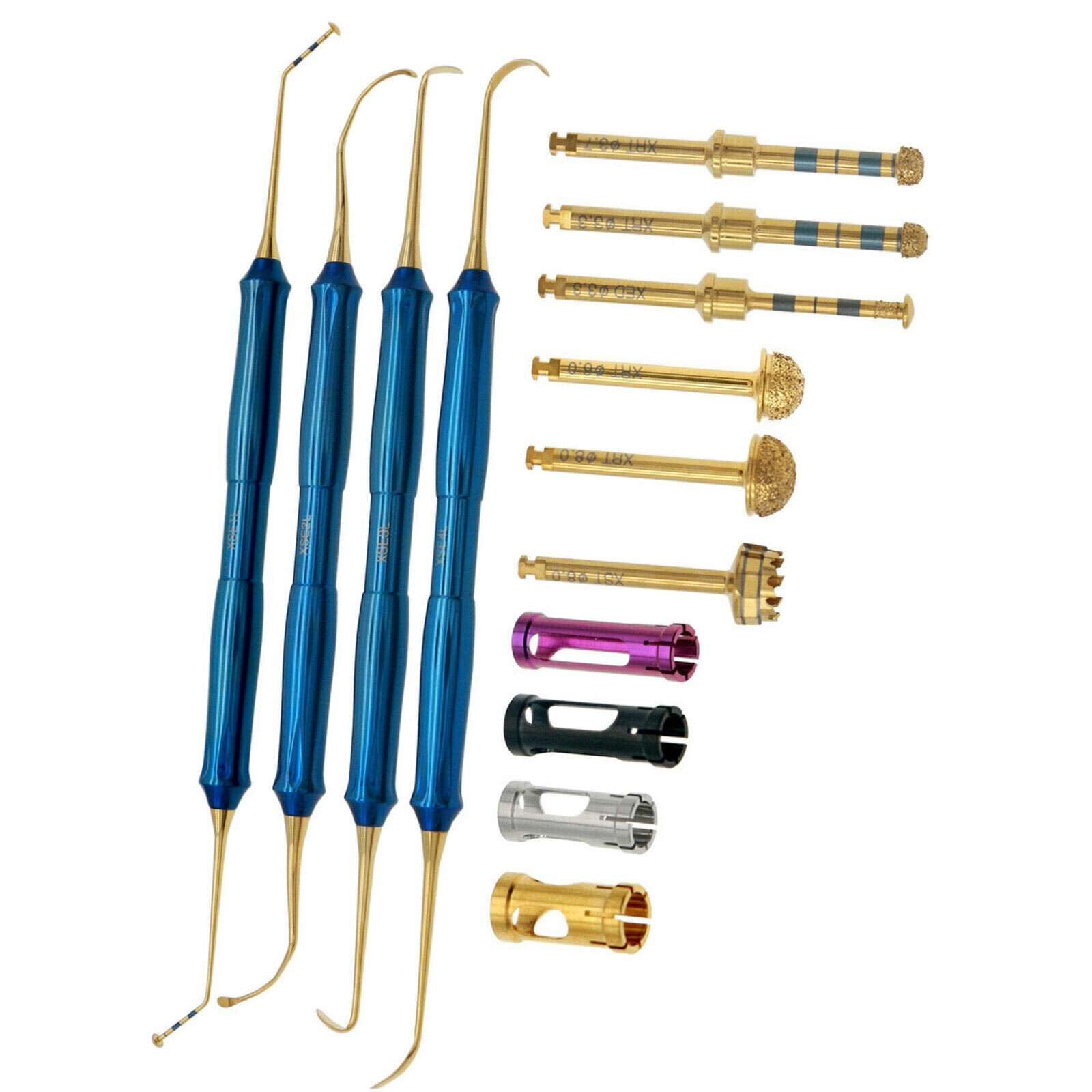 Dental Sinus Grafting Dask Drill and Stoppers Set Lateral Approach