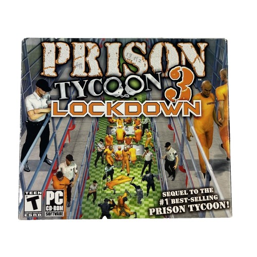 Prison Tycoon 4 Supermax (PC CD-Rom, Windows XP/Vista, 2008) | eBay