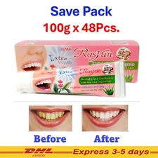 48 X 100g Rasyan Herbal Clove Toothpaste Antibacterial Teeth White And Strong