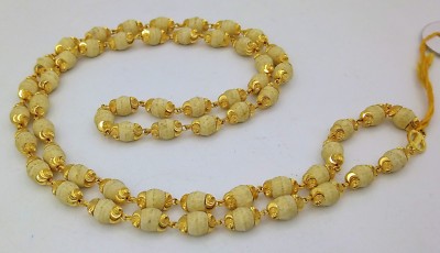 22K GOLD CAP CHAIN MALA HINDU YOGA 